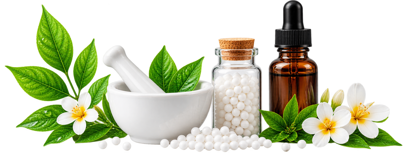 Homeopathic medicines and natural herbs